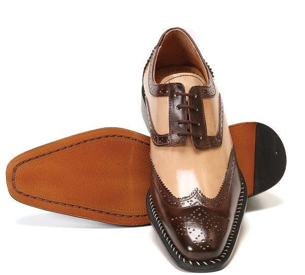 dark brown leather oxford style dress shoes