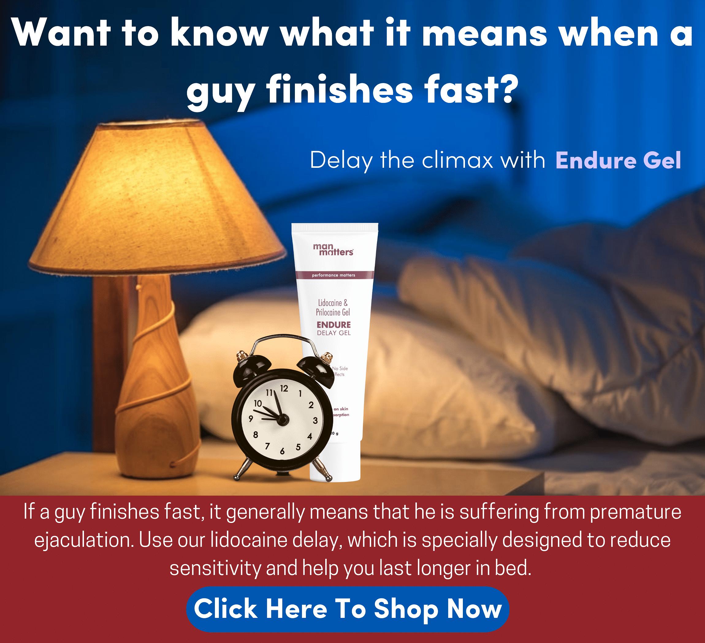 When a Guy Finishes Fast What Does It Mean - Answered by a Sexologist