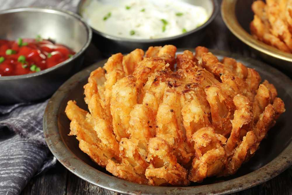 Air-Fryer Vegetables blooming onion