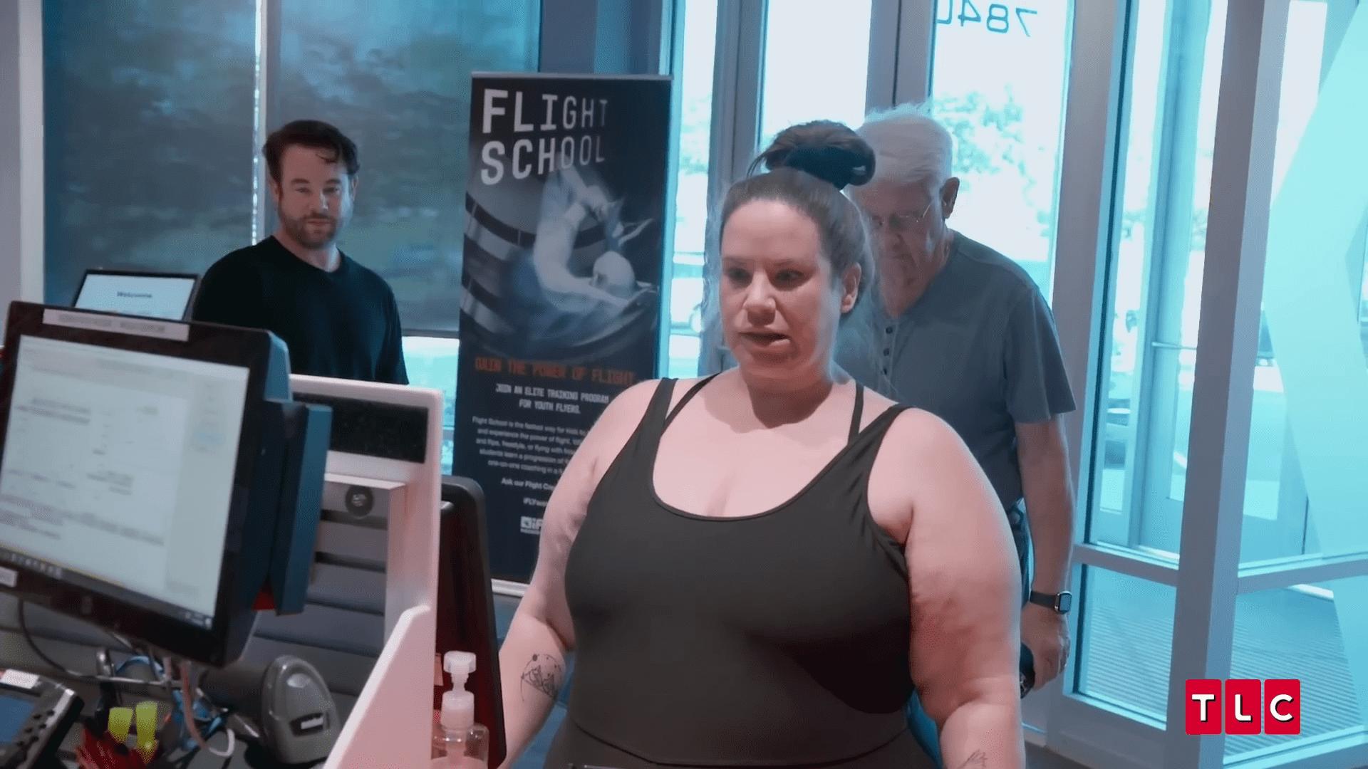 Whitney Thore recently stepped in the 300 pound weight threshold. (YouTube/TLC)