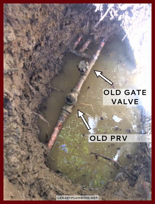 old gate valve and PRV