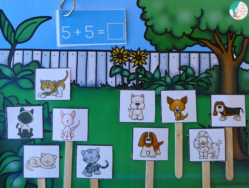 Using cats and dogs to tell a number story