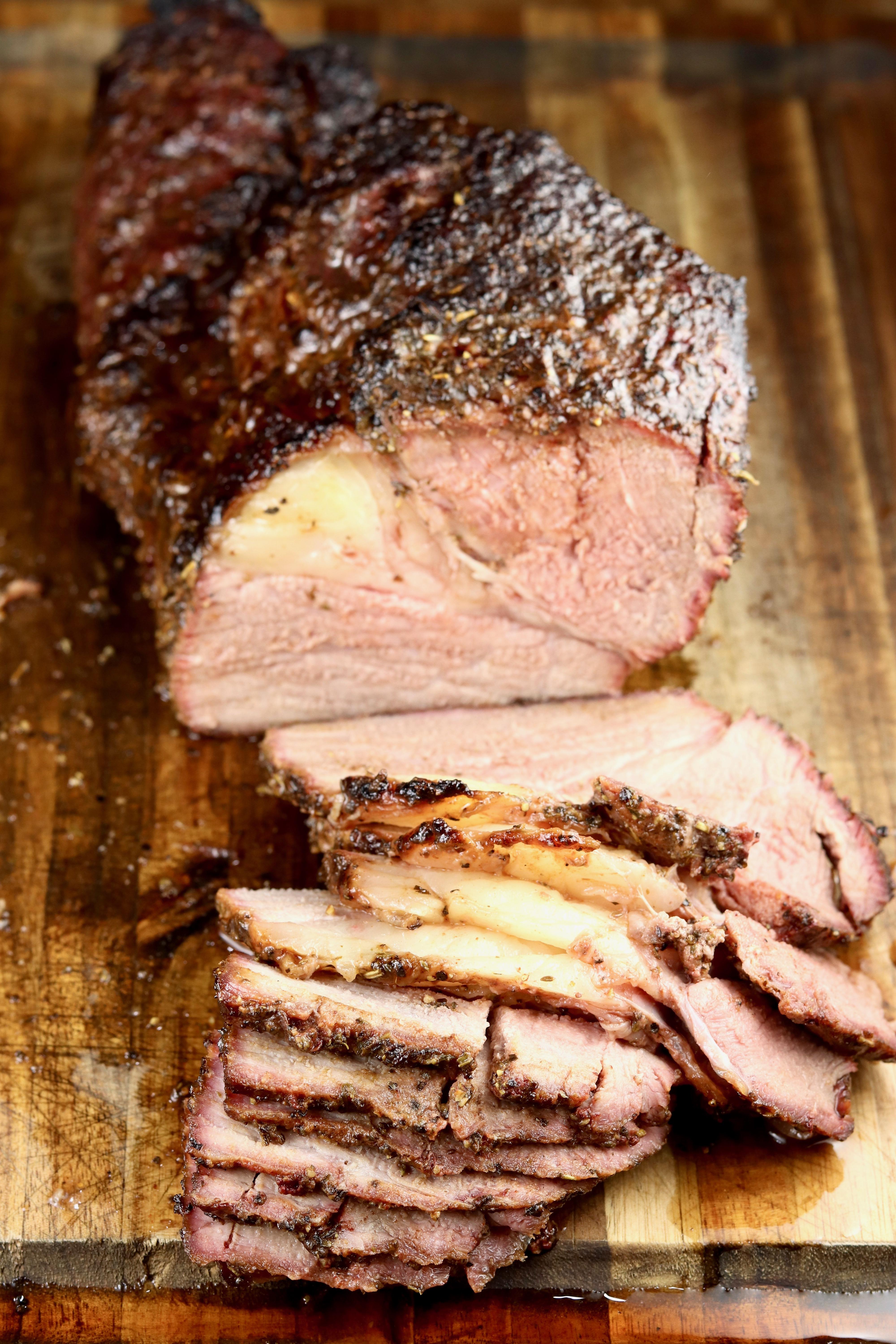 Pikes Peak Roast with a delicious dry rub is grilled with hickory smoke for a tasty main dish. Slice this roast thin for the best roast beef sandwiches to enjoy all week long.
