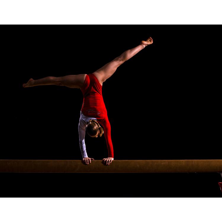 cartwheel on beam