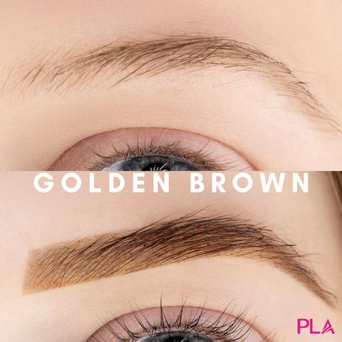 golden brown henna brows