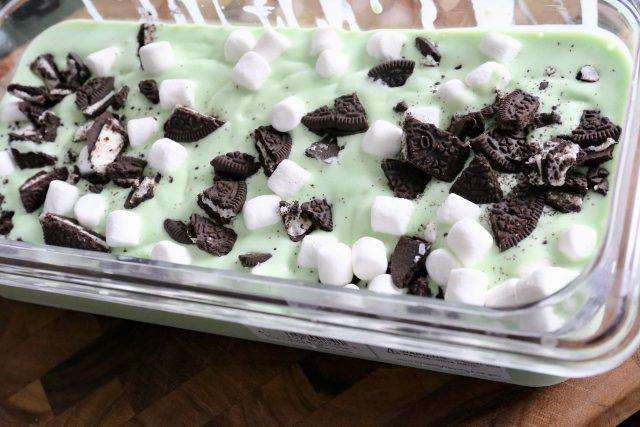 Grasshopper Ice Cream is the perfect dessert for mint and chocolate lovers!