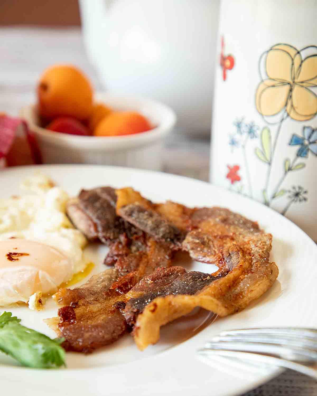 fried side pork