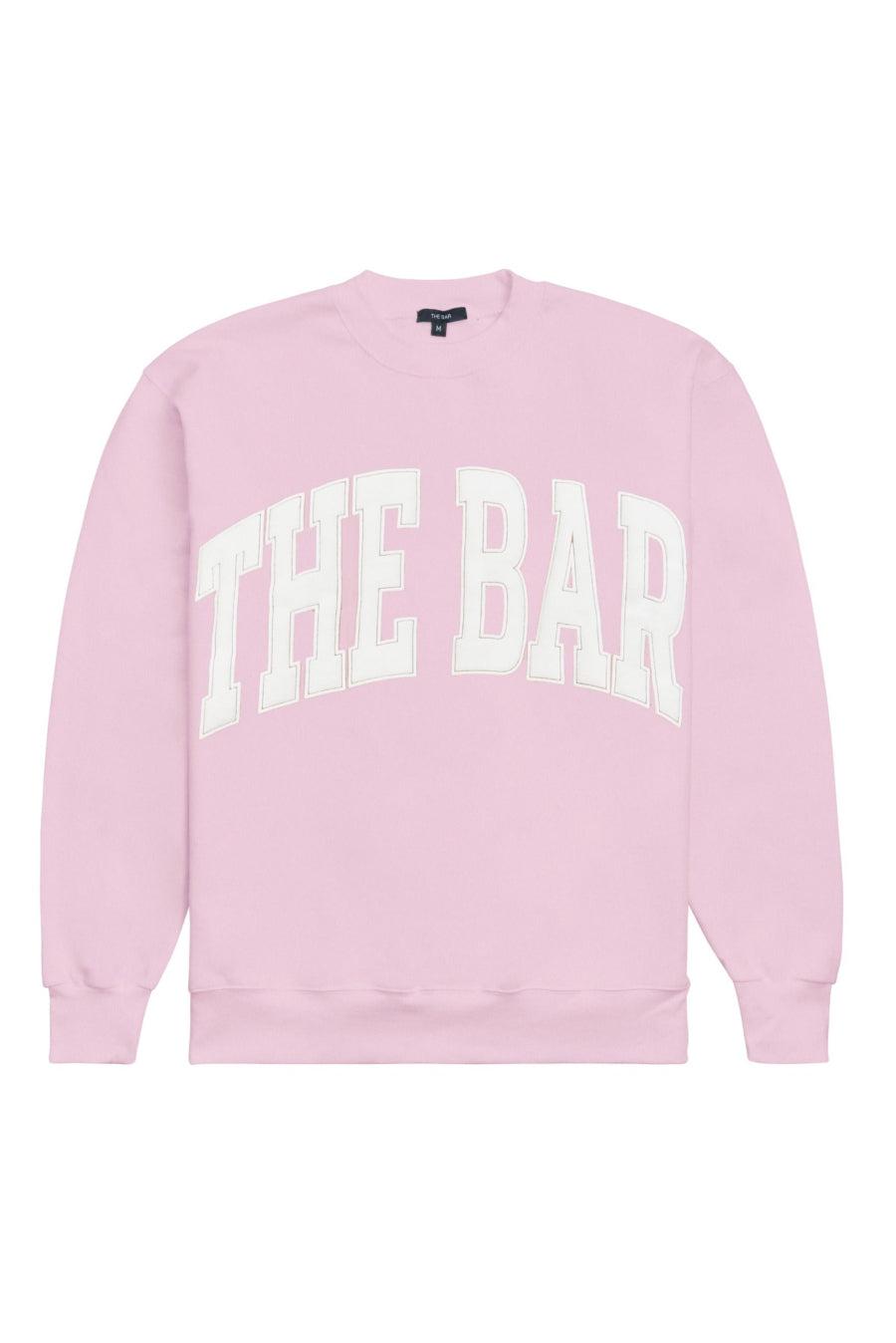 The Bar Varsity Sweatshirt Blush