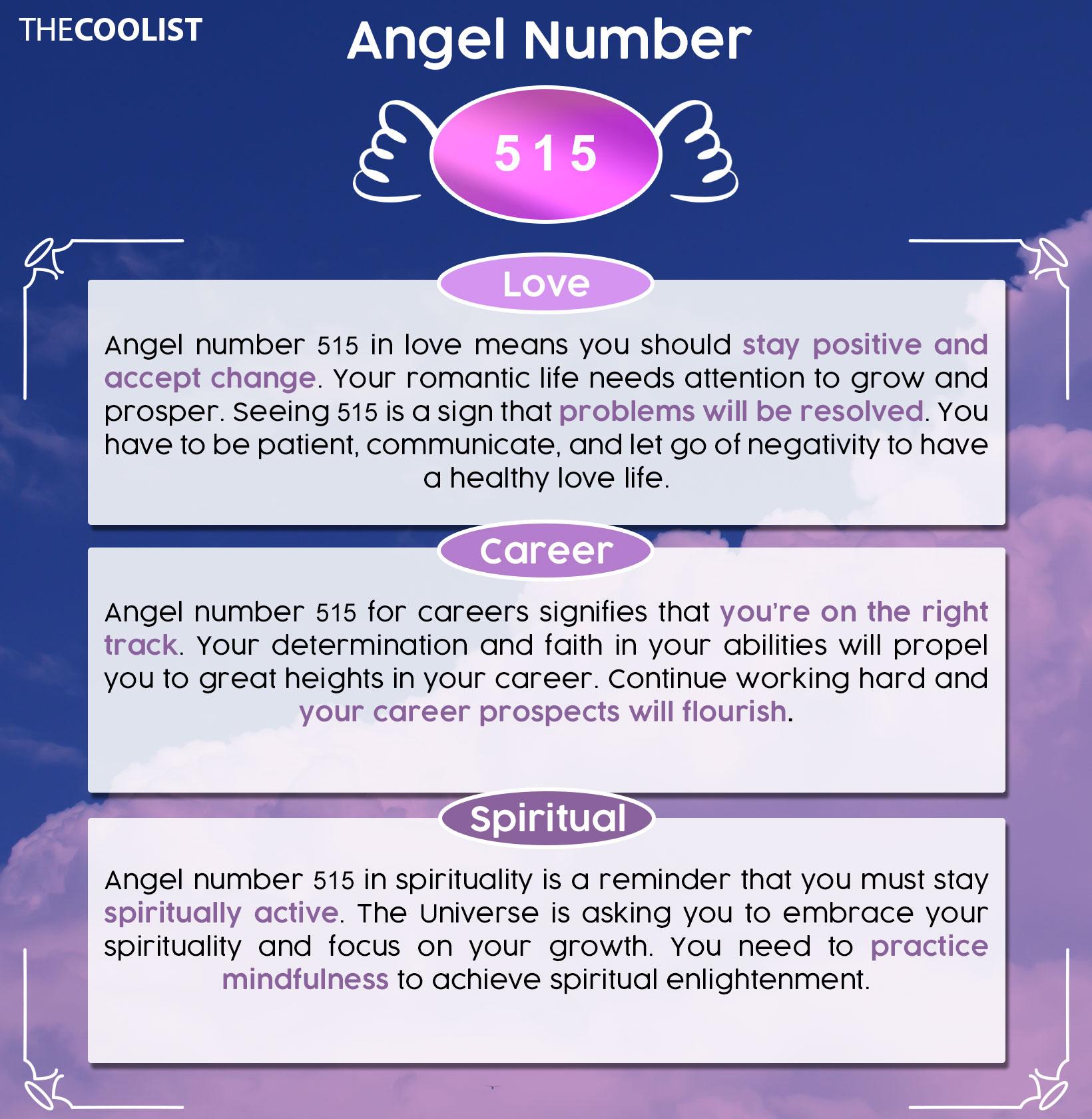 515 angel number chart