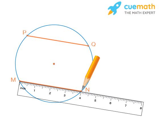 how to find center of circle step 2