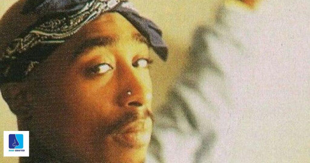 The Side of Tupac’s Nose Piercing