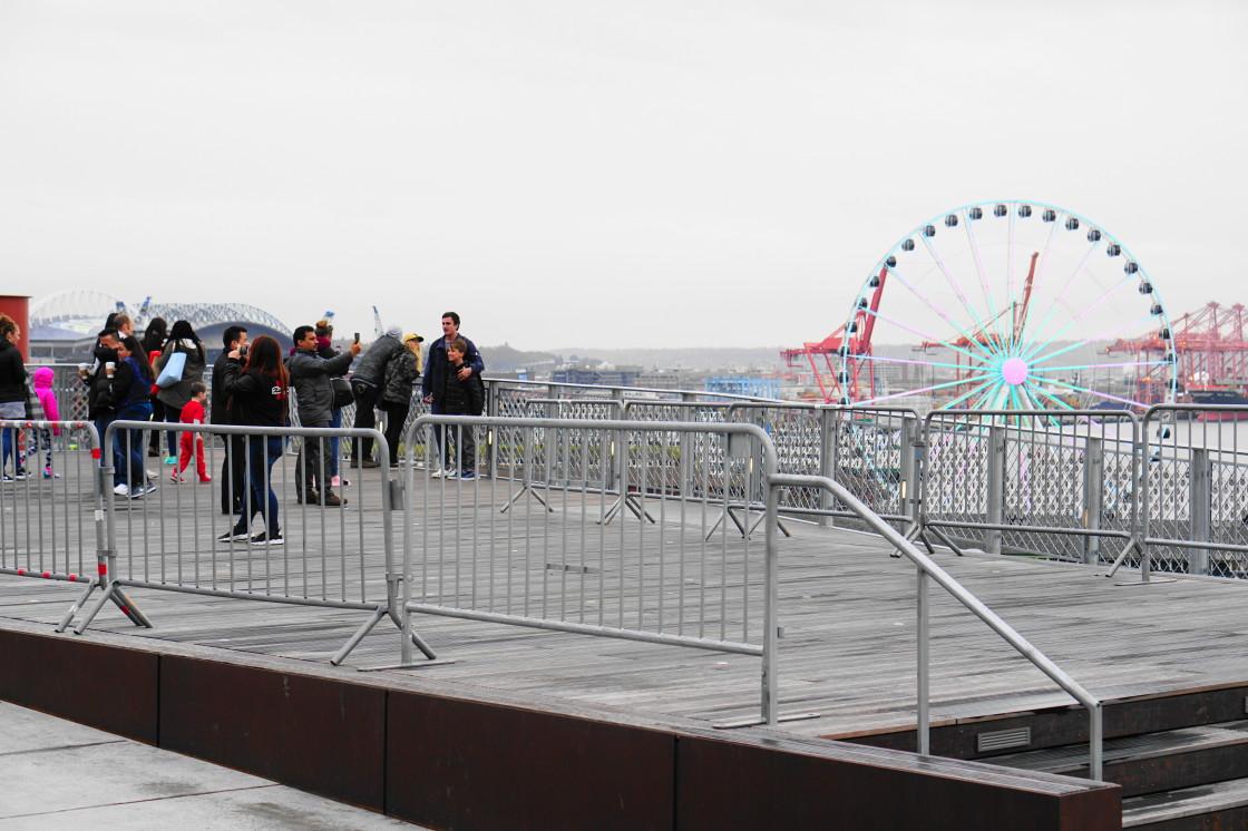 Pike Place Market Front, Great Wheel, Seattle Waterfront, Pike Place Market, Seattle, Washington