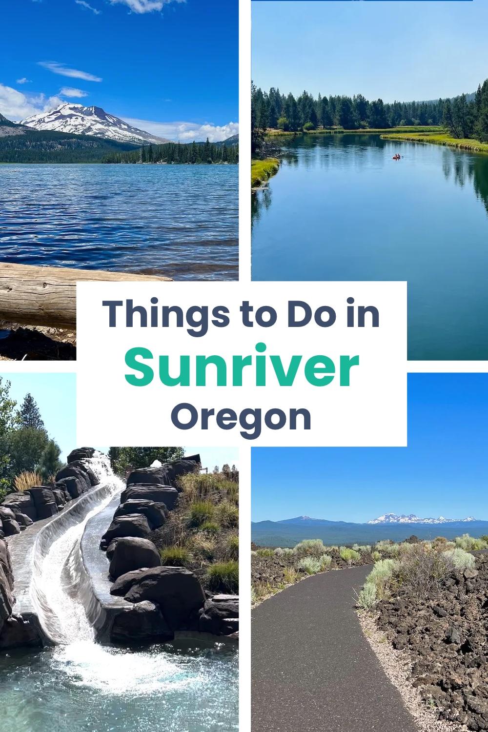 Things to do in Sunriver Oregon