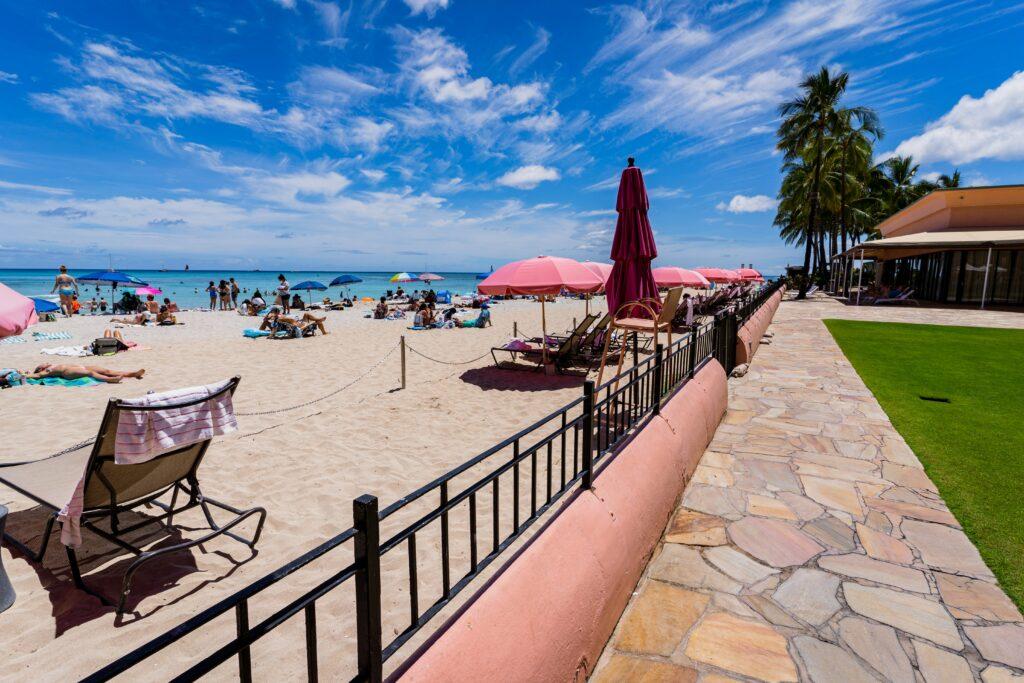 Waikiki Beach Walk, one of the best free activities in Waikiki.