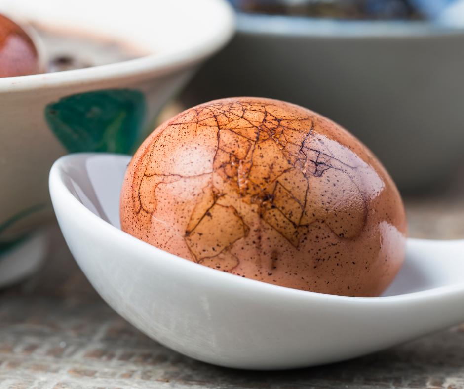 tea stained egg