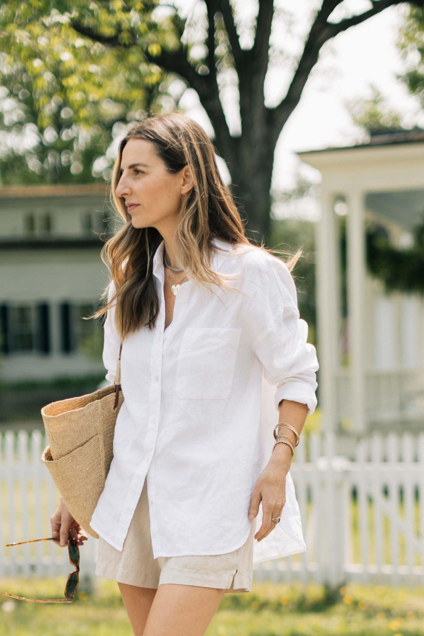 Linen Shorts summer outfit