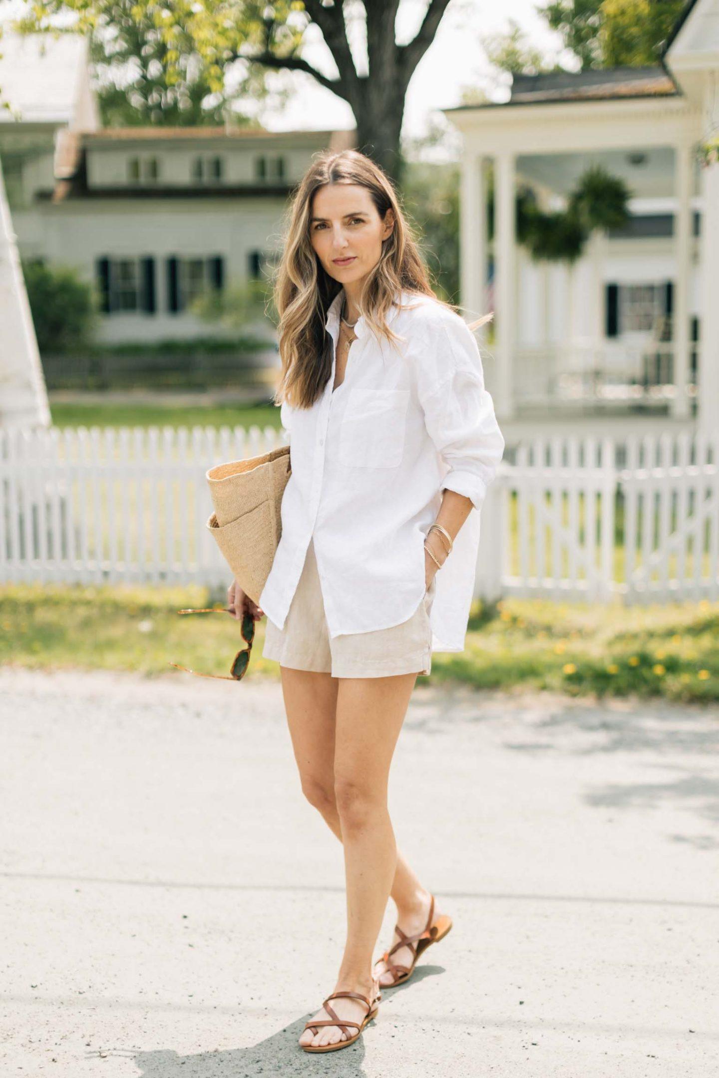 How To Style Linen Shorts for Summer