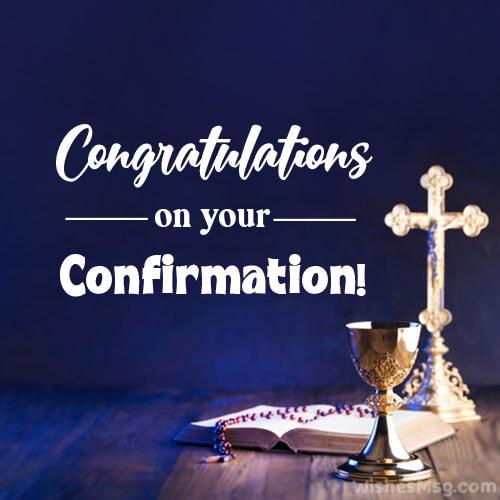confirmation card message