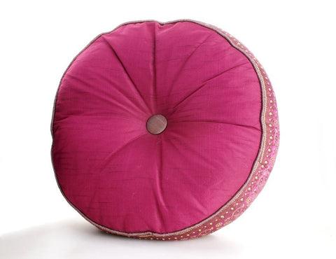 One Pink Round Boudoir Cushion