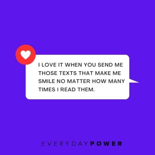 Love quotes for him about sending loving text messages.