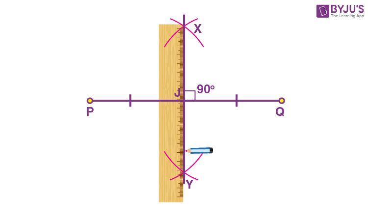 Perpendicular Bisector Construction - Step 5