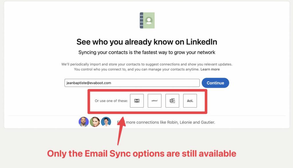 linkedin connection request csv upload