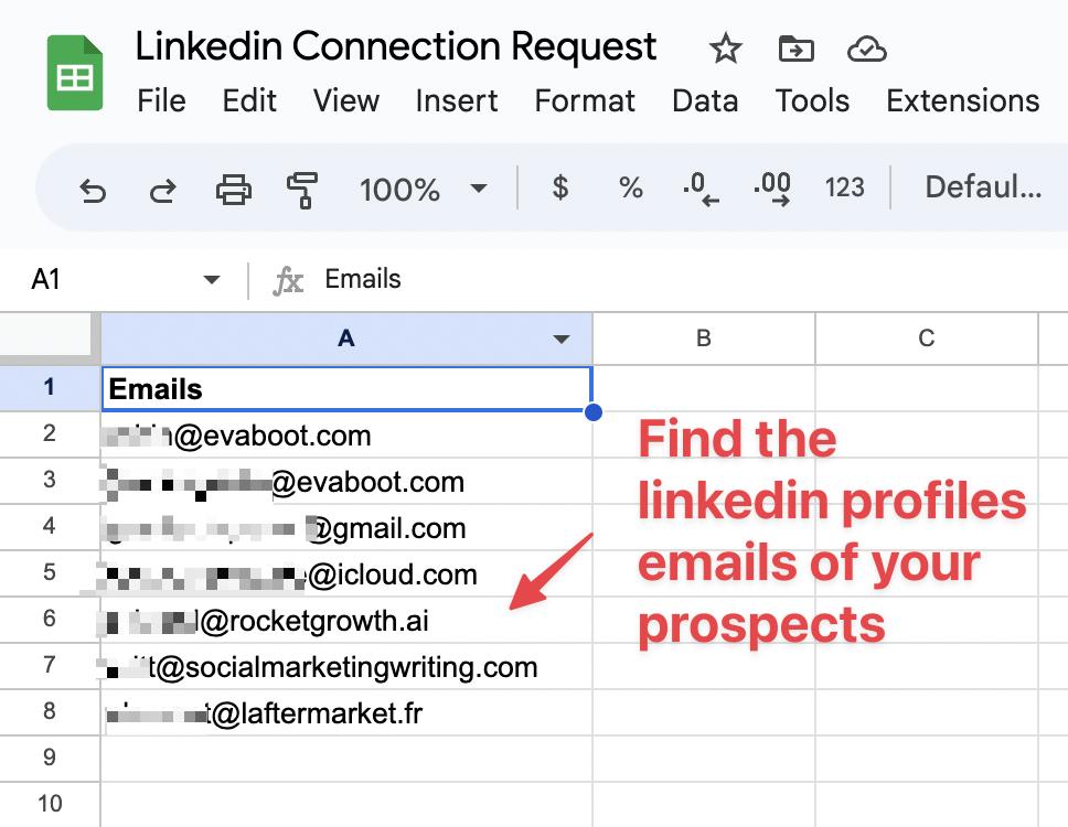 sync email contact to send linkedin connection request