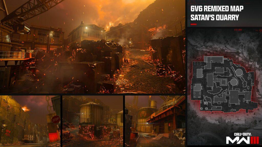 Satan's Quarry map in MW3 Vortex event