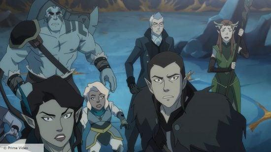 Legend of Vox Machina season 3 release date - Prime Video image of the party members of Vox Machina