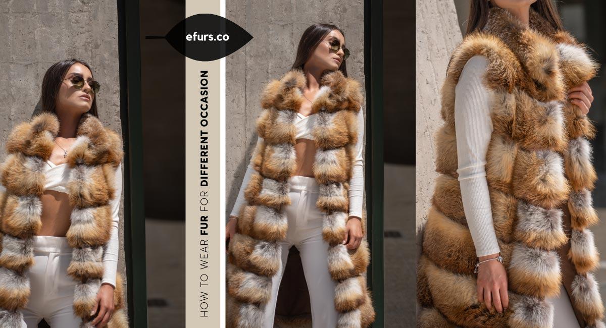 When is it appropriate to wear a fur coat?