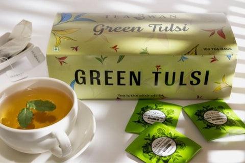 green tulsi tea