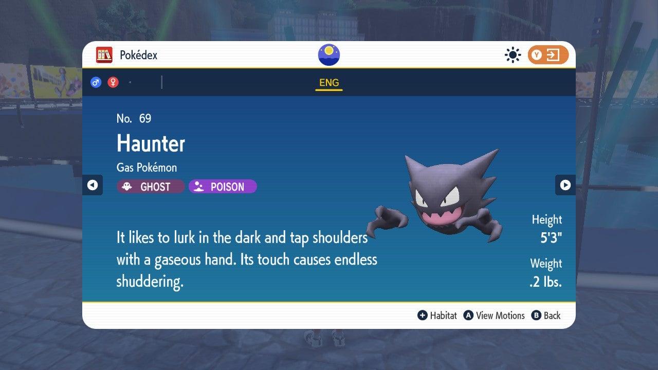 How to evolve Haunter into Gengar easily in Pokémon Scarlet and Violet with a solo Haunter trade location