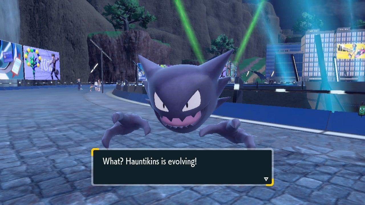 How to evolve Haunter into Gengar easily in Pokémon Scarlet and Violet with a solo Haunter trade location