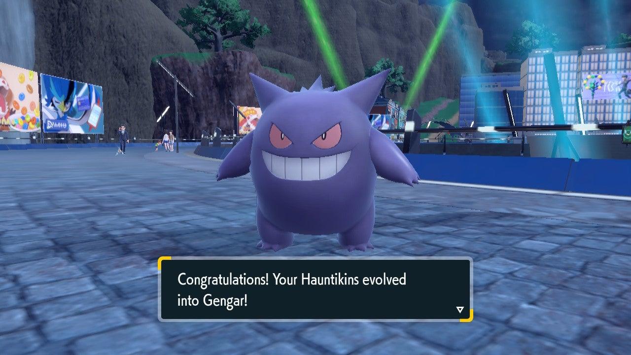 How to evolve Haunter into Gengar easily in Pokémon Scarlet and Violet with a solo Haunter trade location