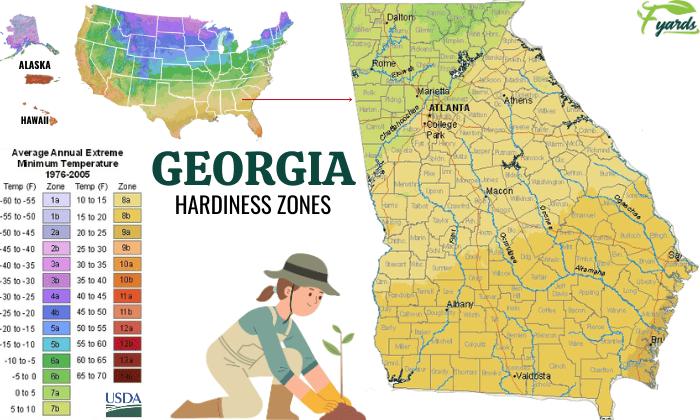 Georgia-hardiness-zones