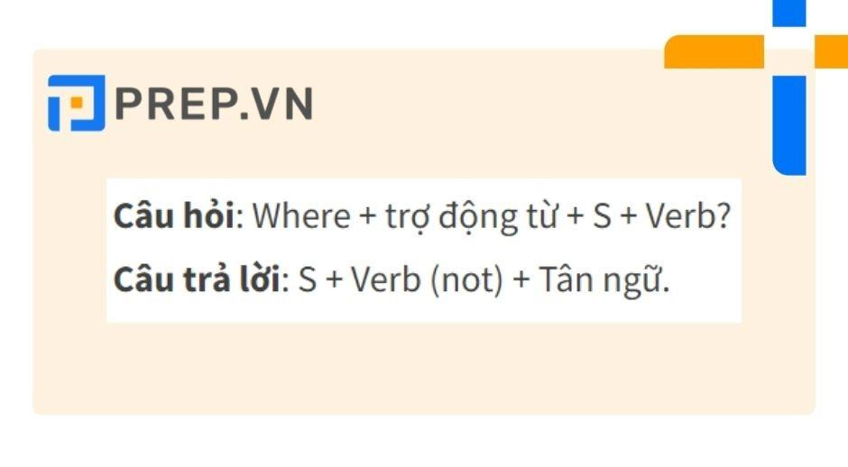 Câu hỏi với Where