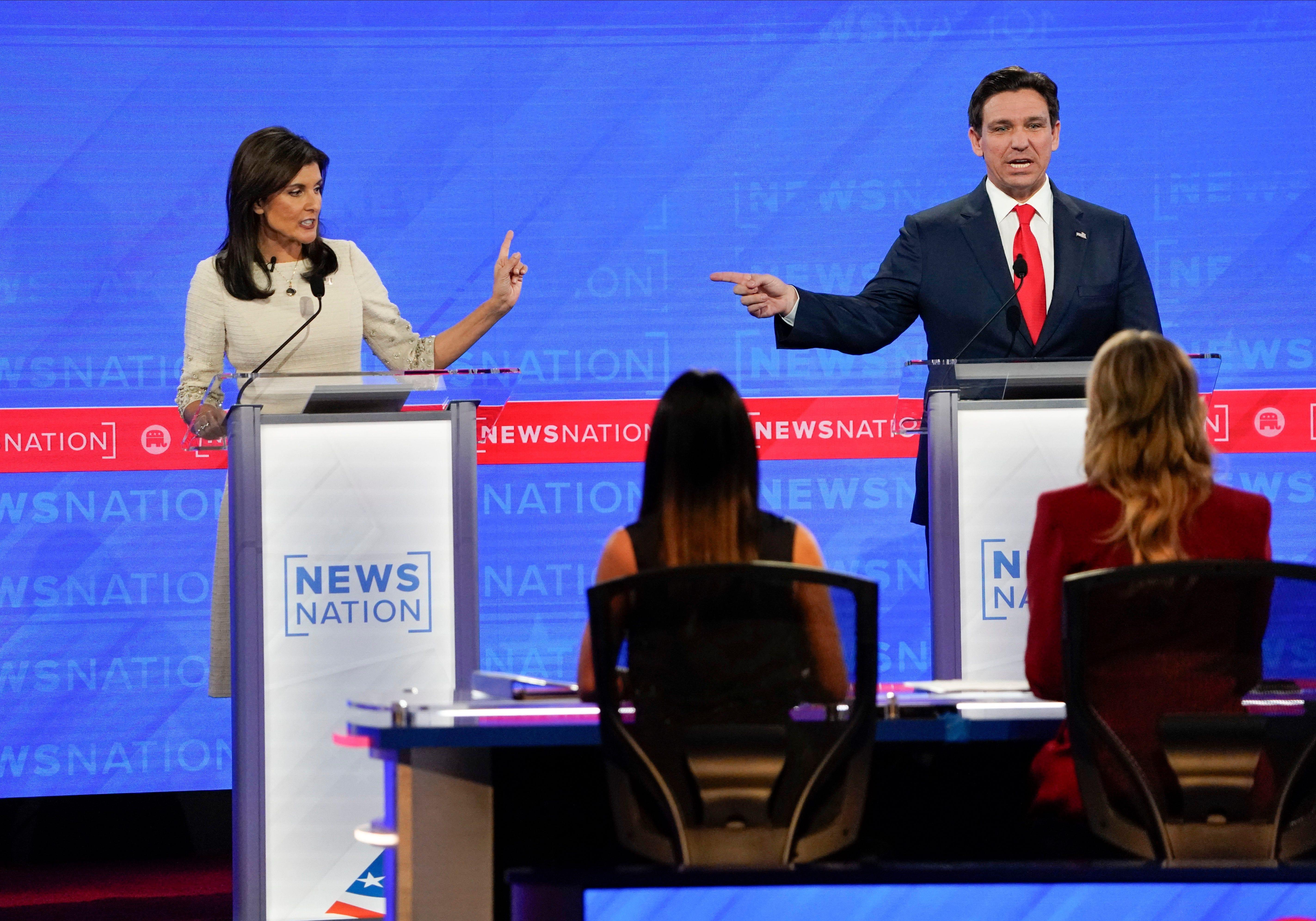 Former South Carolina Gov. Nikki Haley and Florida Gov. Ron DeSantis will be the only candidates at the fifth GOP debate on Jan. 10, 2024.