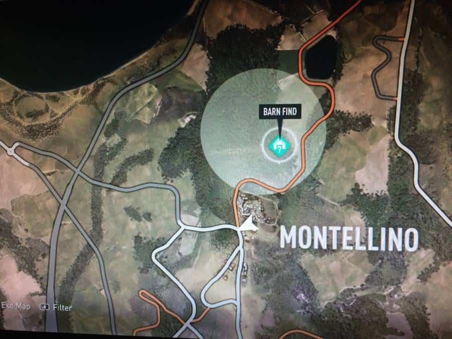 Forza Horizon 2 Barn Find Map 3