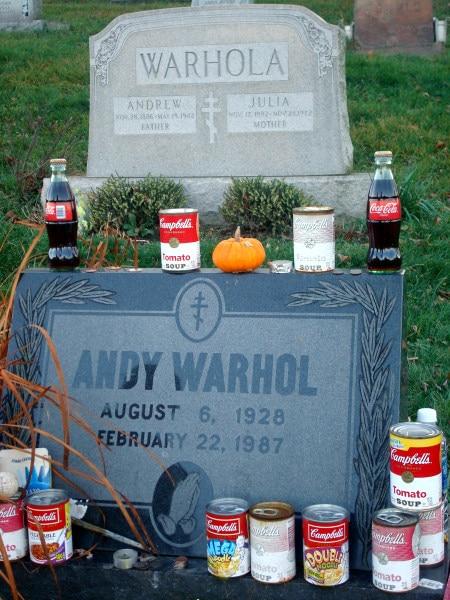 andy warhol cemetery