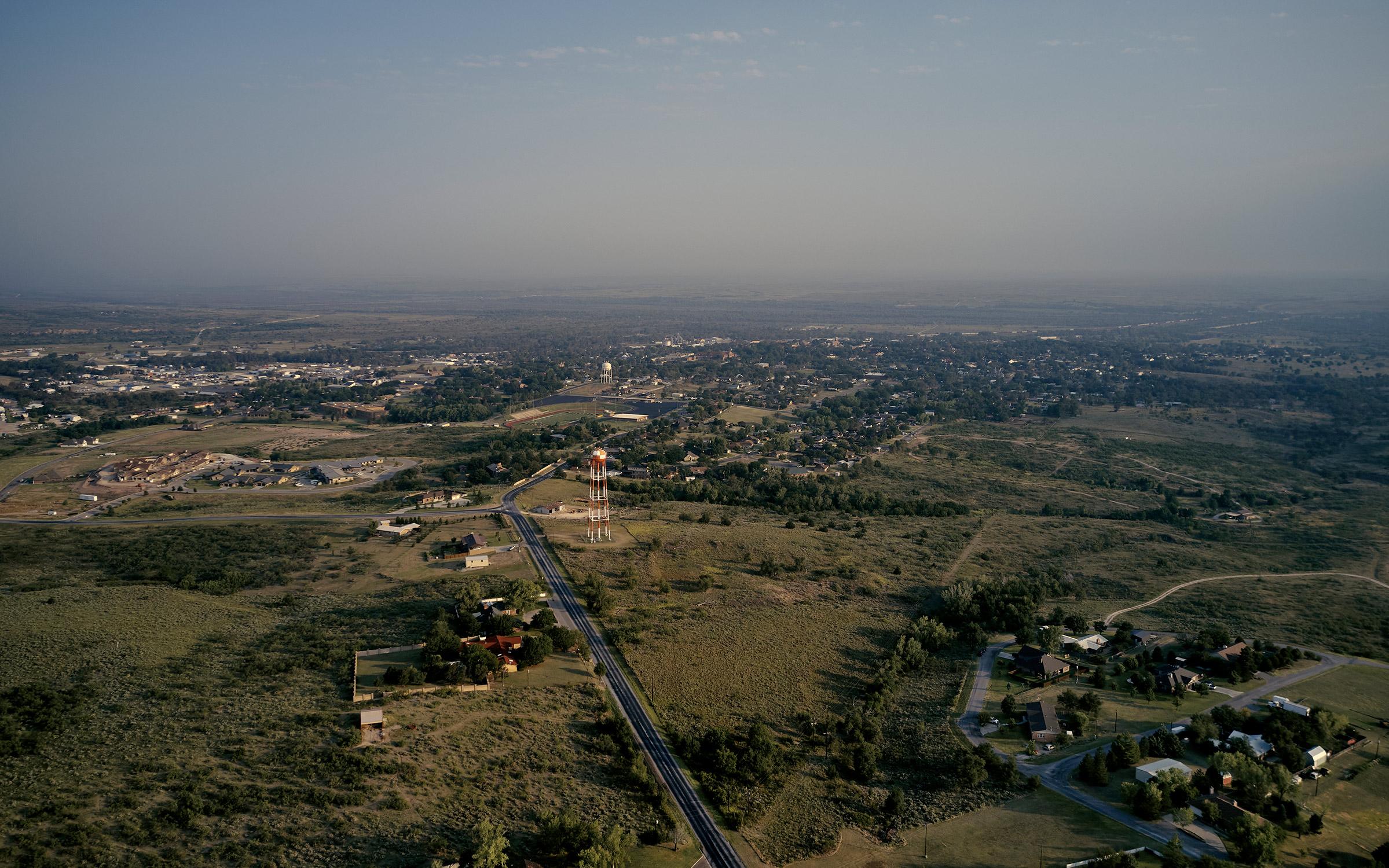 Aerial of Canadian.