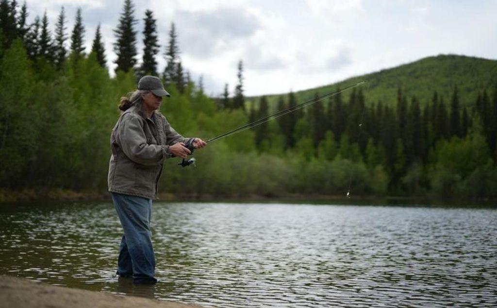 Sue Aikens Fishing