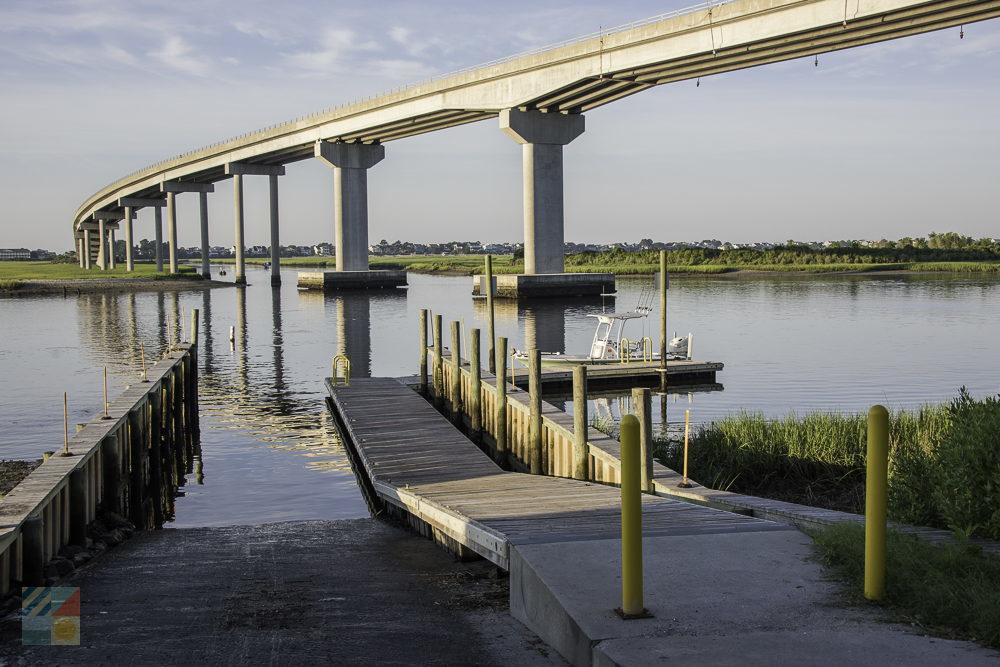 Under the bridge to Sunset Beach