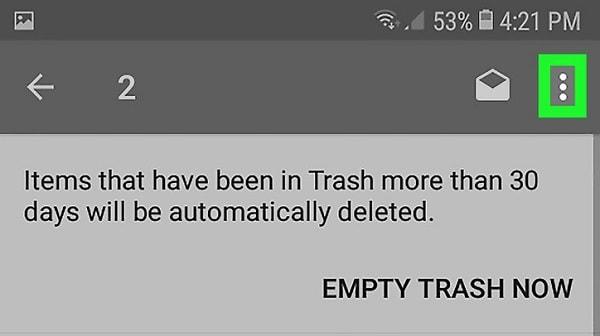 empty trash on android