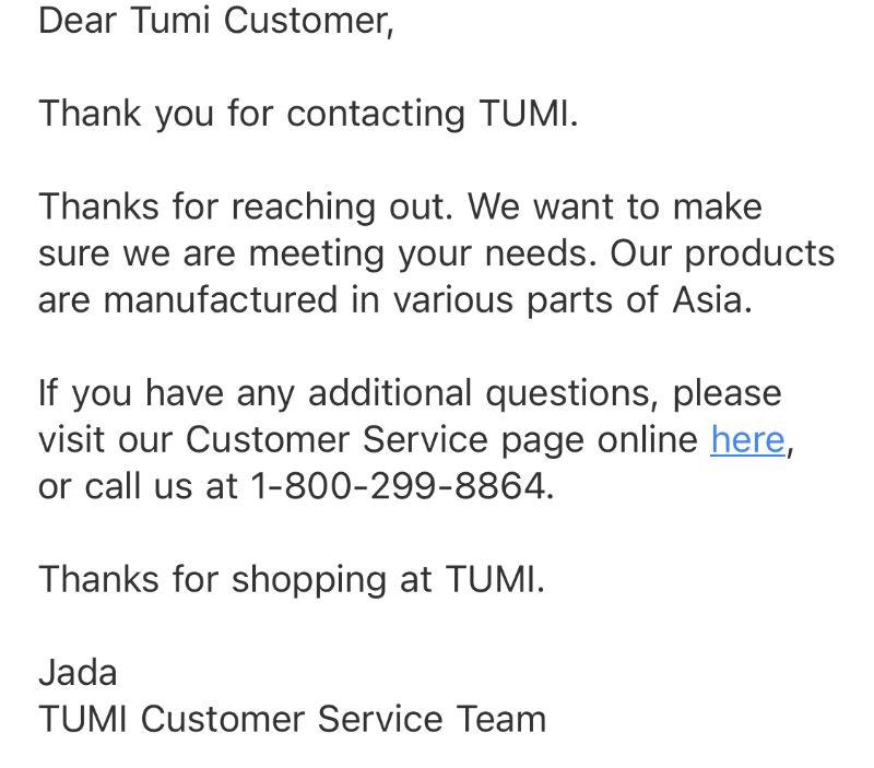 Where Are Tumi Bags Made?