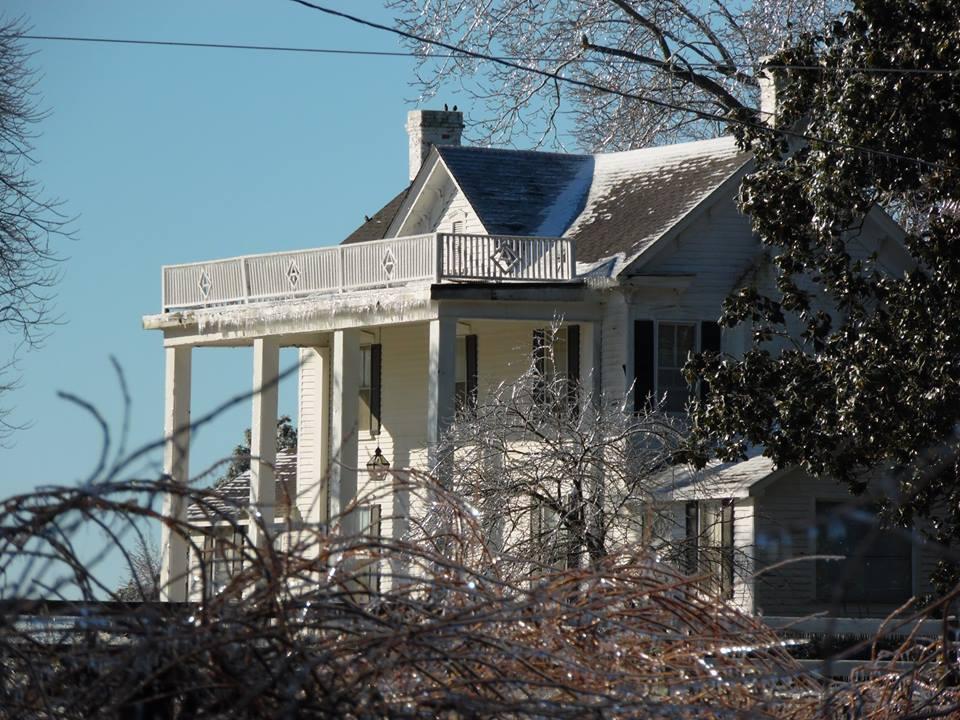 adams winery in winter