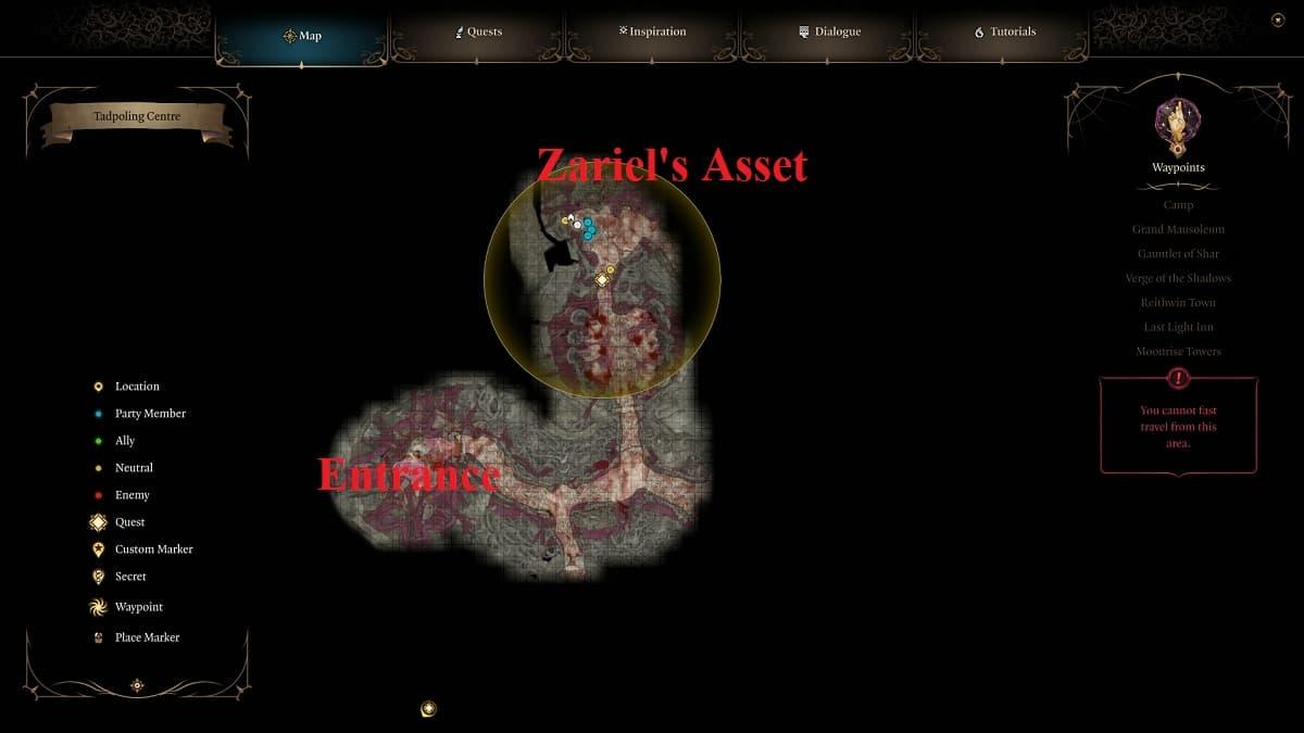 Baldur’s Gate 3: How to Find and Rescue Zariel’s Asset