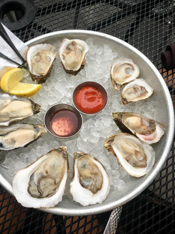 oysters at Public Fish and Oyster in Charlottesville