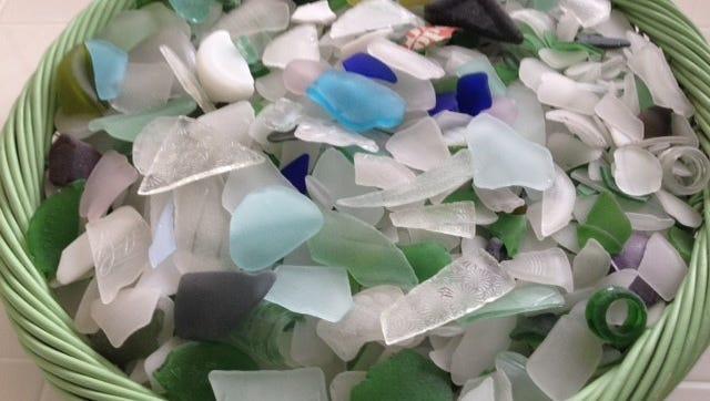 Sea glass art