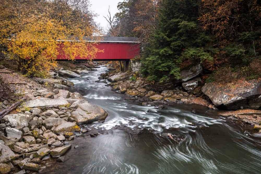 Canyon Vista during early fall foliage in Pennsylvania