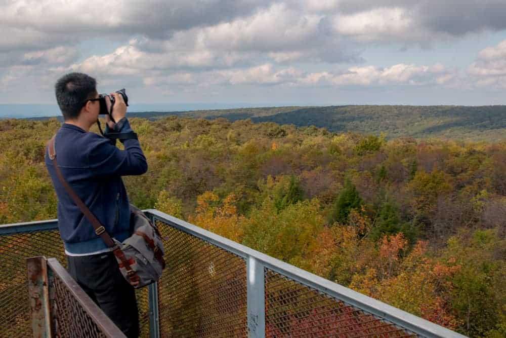 Route 32 in Bucks County is an amazing spot to drive during the fall.